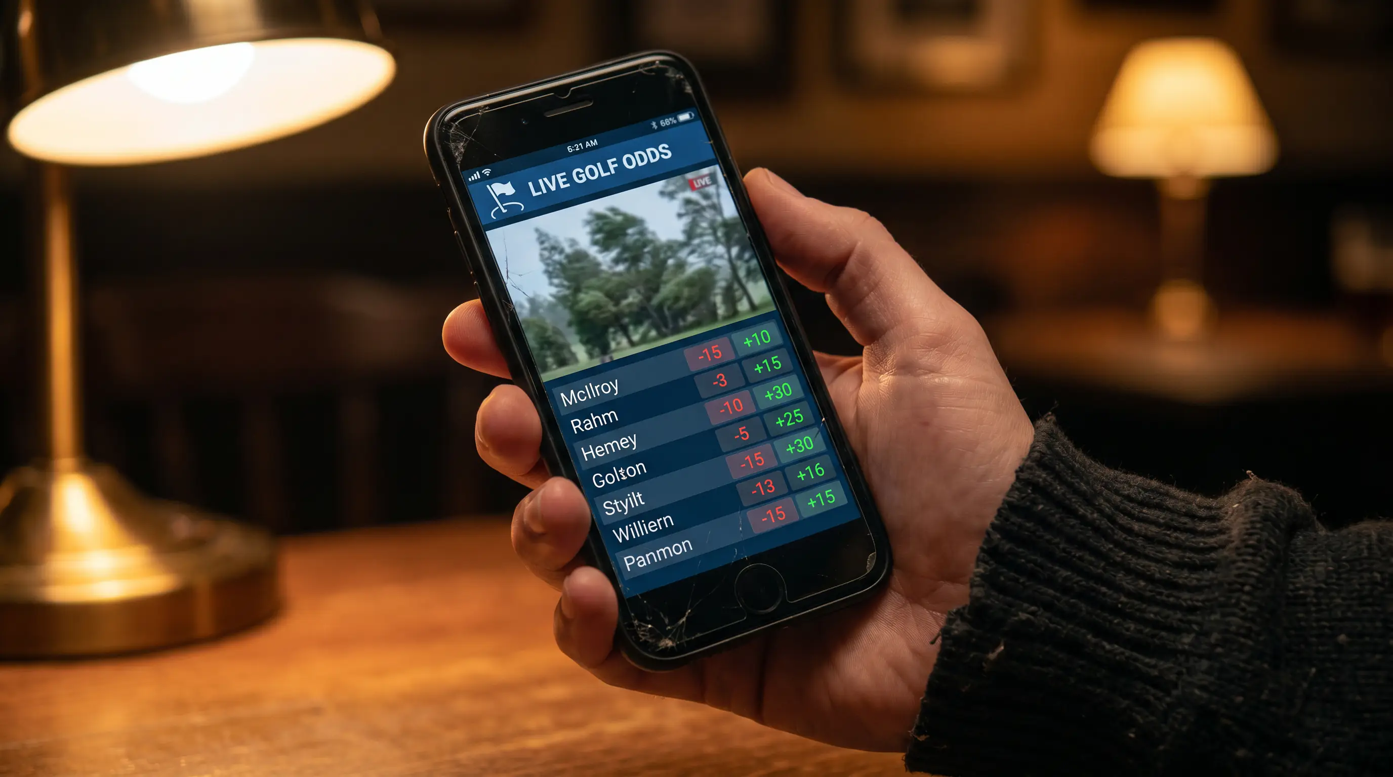 Live odds visibly updating during a gust window on a UK betting interface